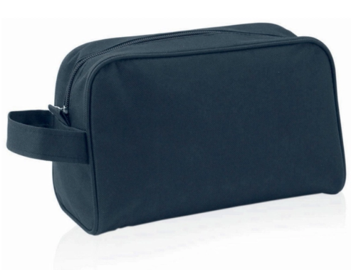 Płócienna kosmetyczka czarna