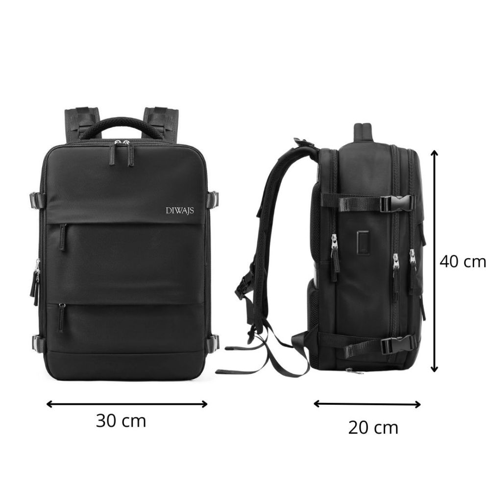 plecak do samolotu 40x30x20 cm